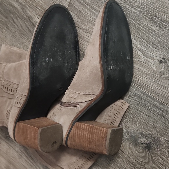 Vince Camuto Tan Over the Knee Boots - Picture 2 of 8